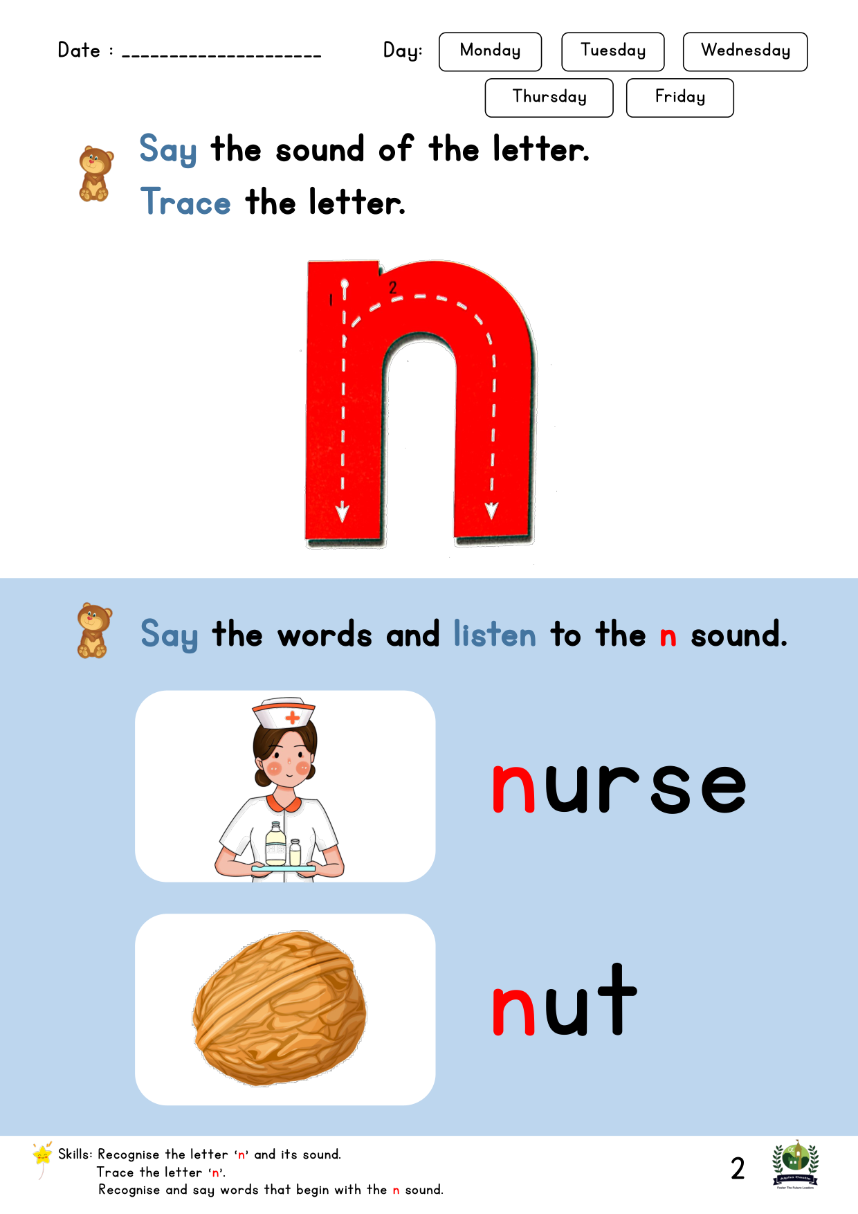 Phonics Reader Page 2