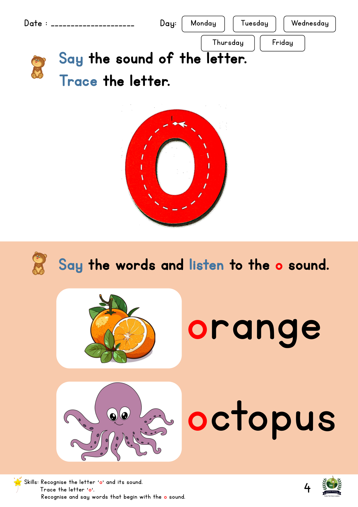Phonics Reader Page 4