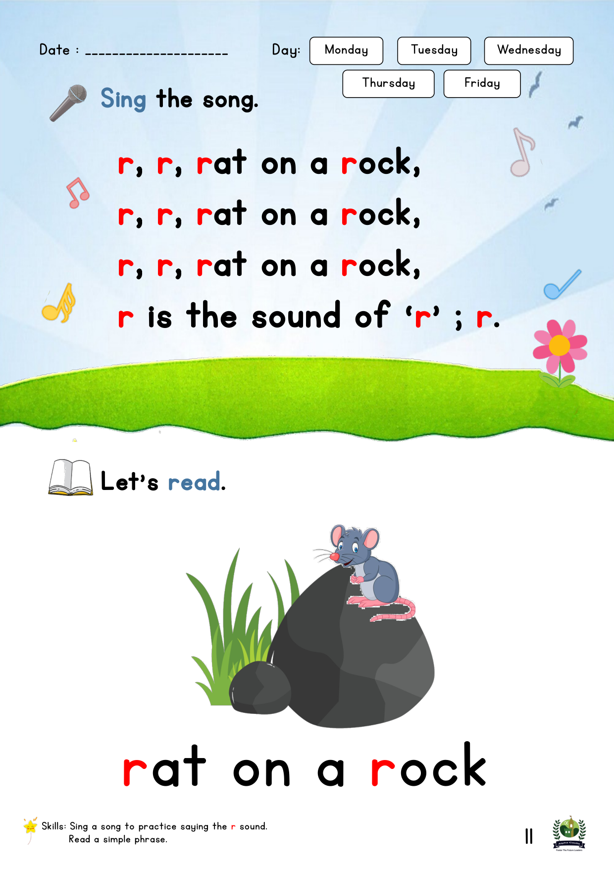 Phonics Reader Page 11
