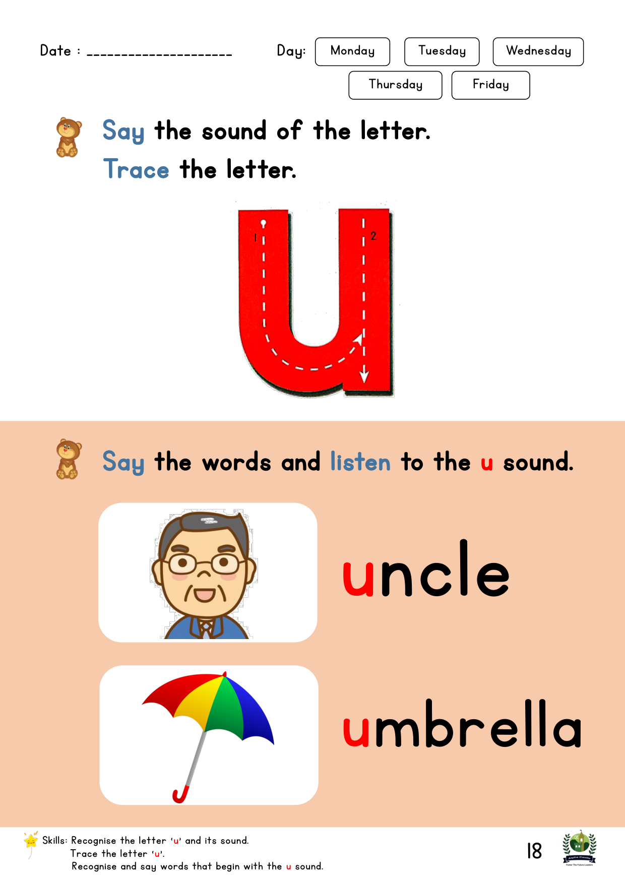 Phonics Reader Page 18
