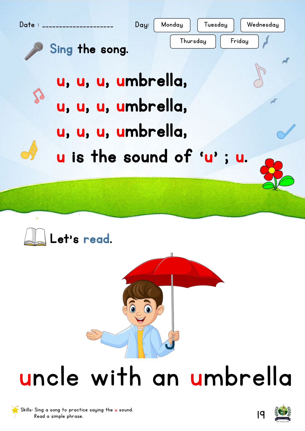 Phonics Reader Page 19