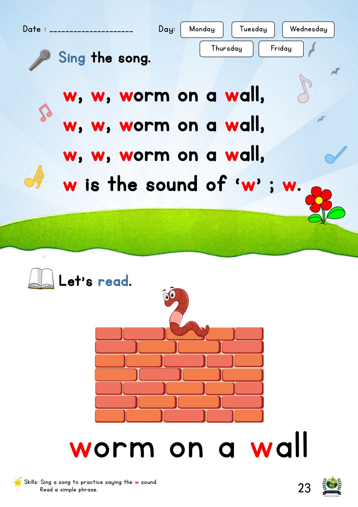 Phonics Reader Page 23