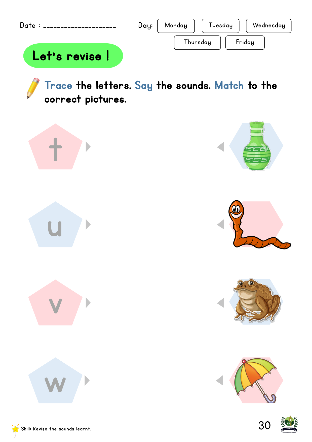 Phonics Reader Page 30