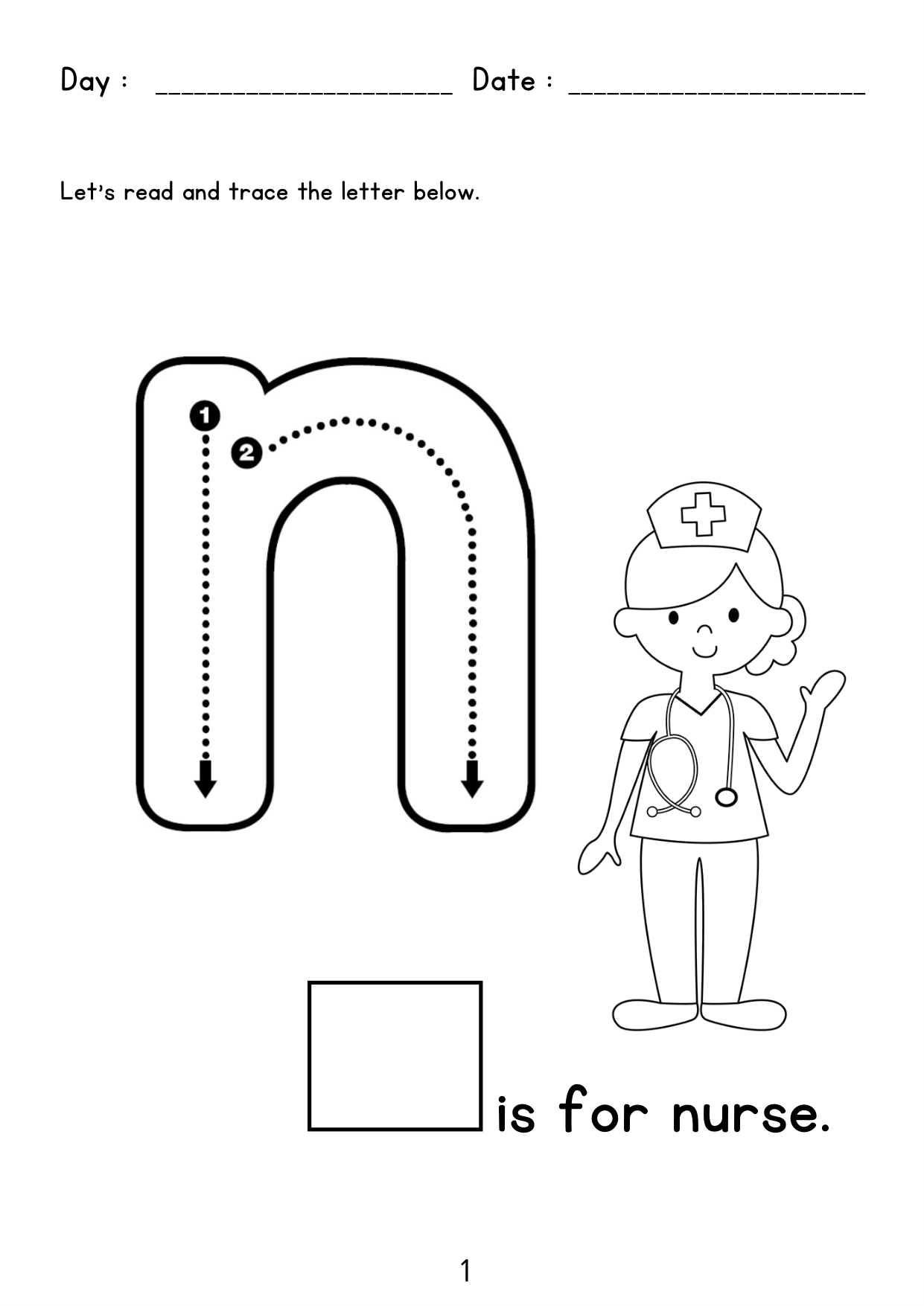 Writing Book Page 1