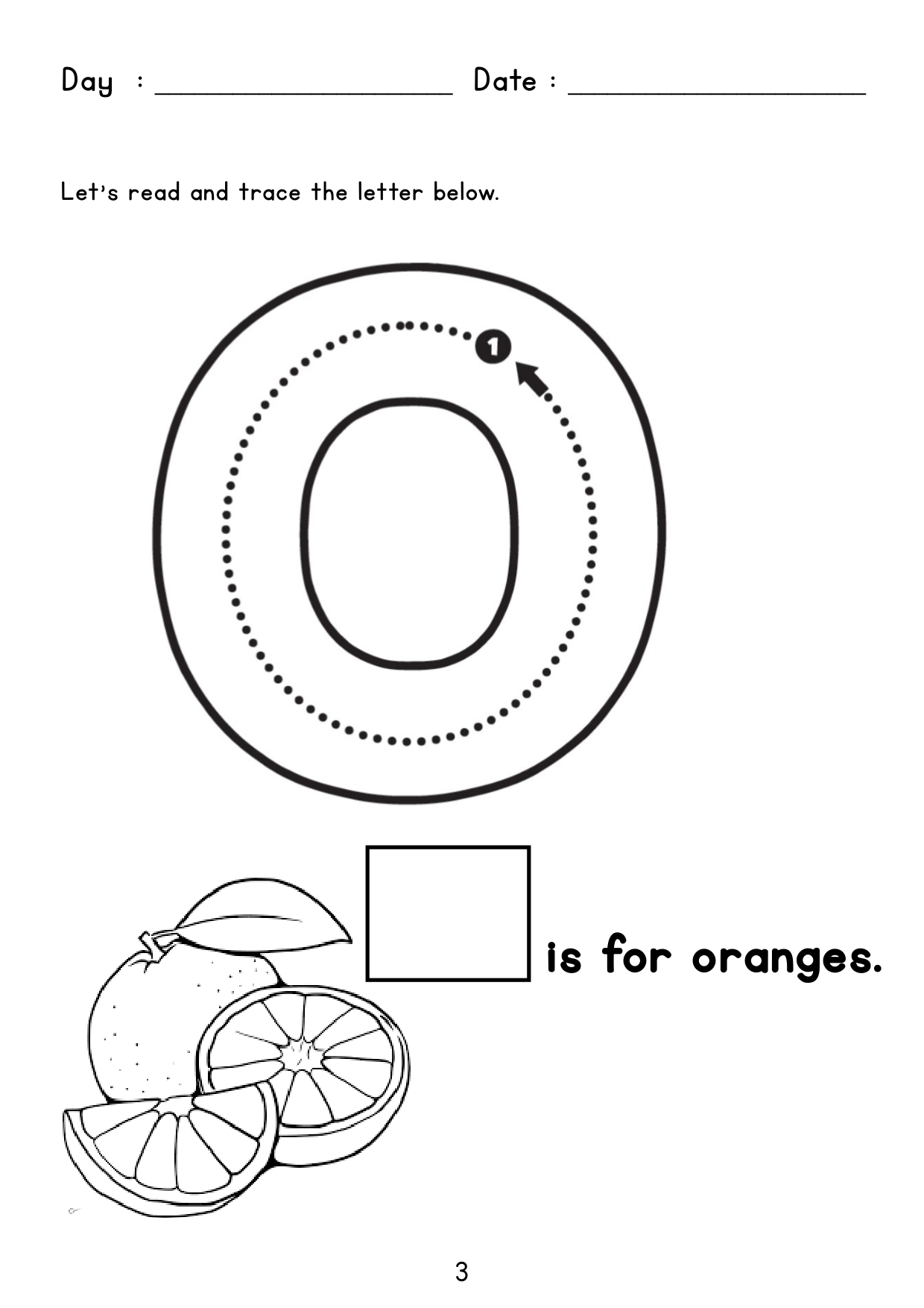 Writing Book Page 3