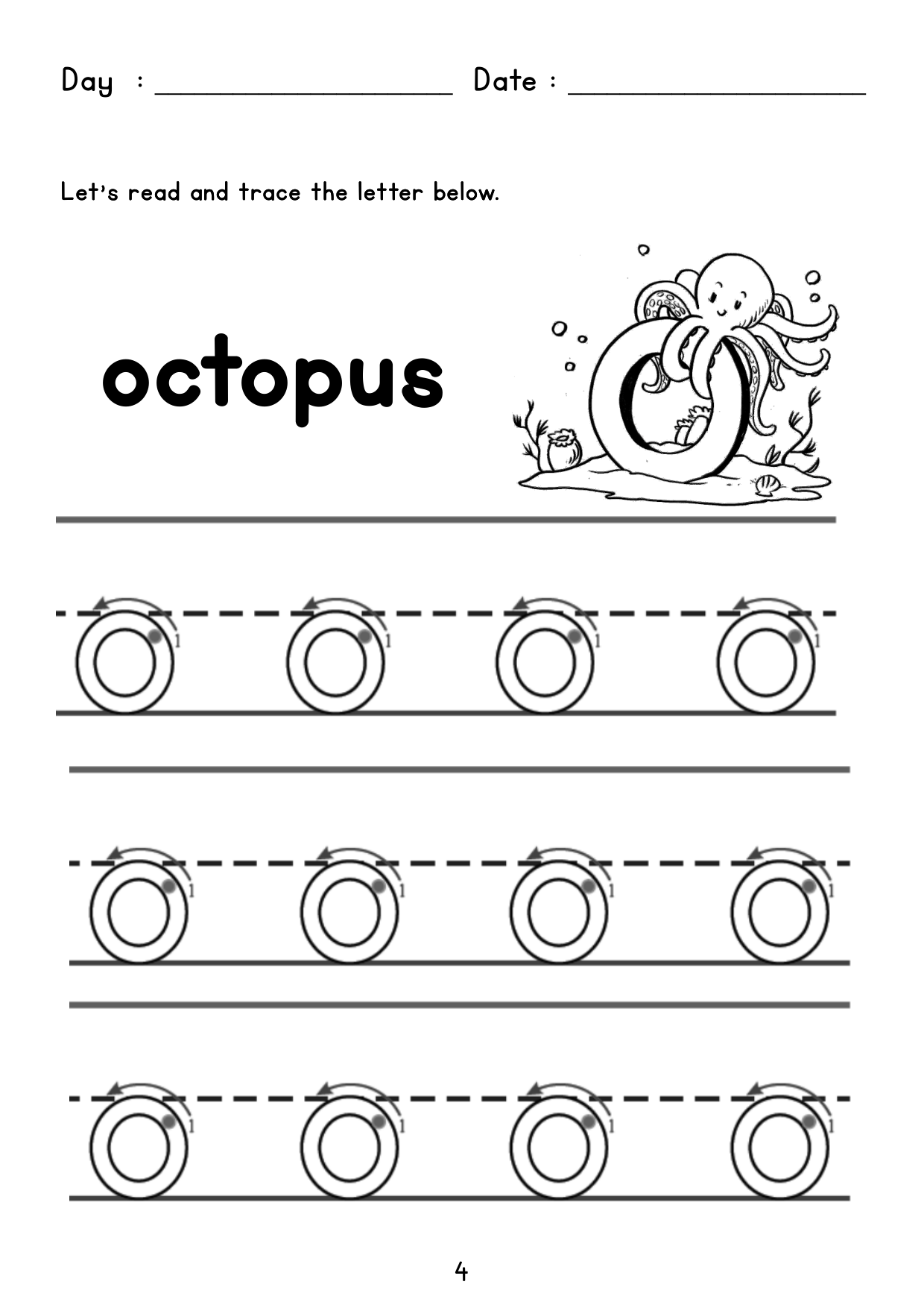 Writing Book Page 4