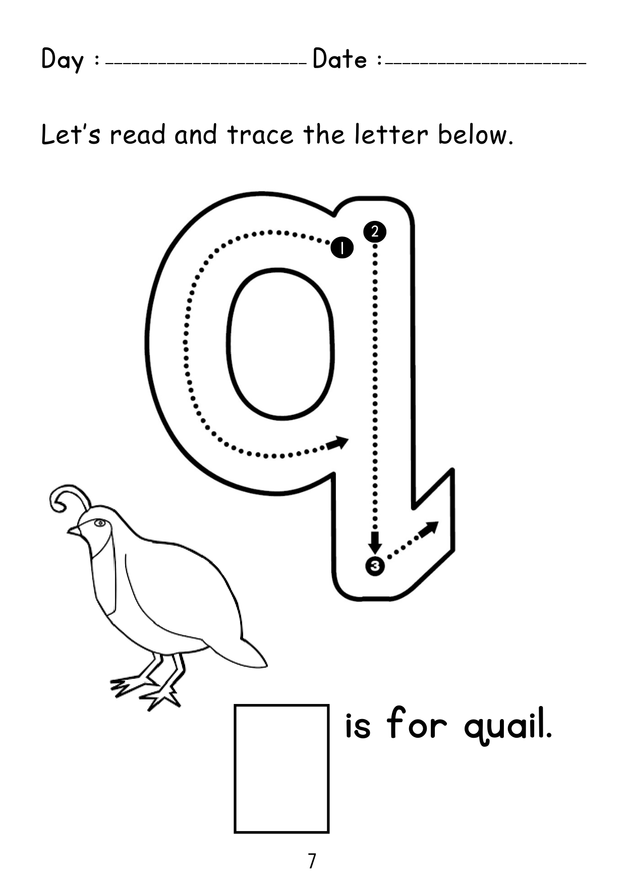 Writing Book Page 7