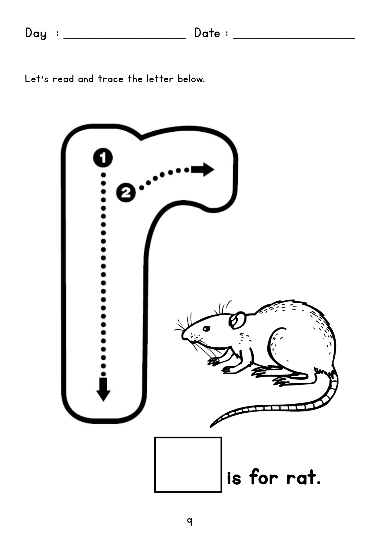 Writing Book Page 9