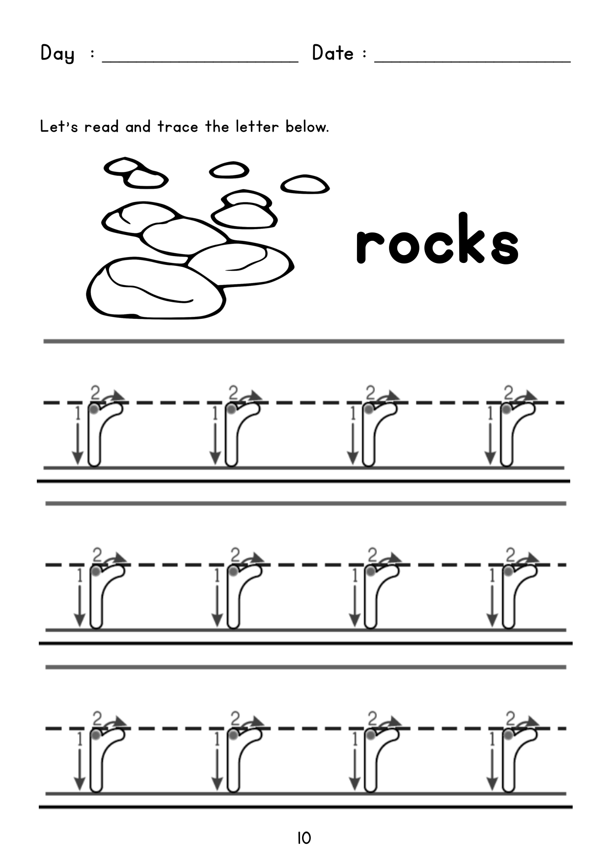 Writing Book Page 10