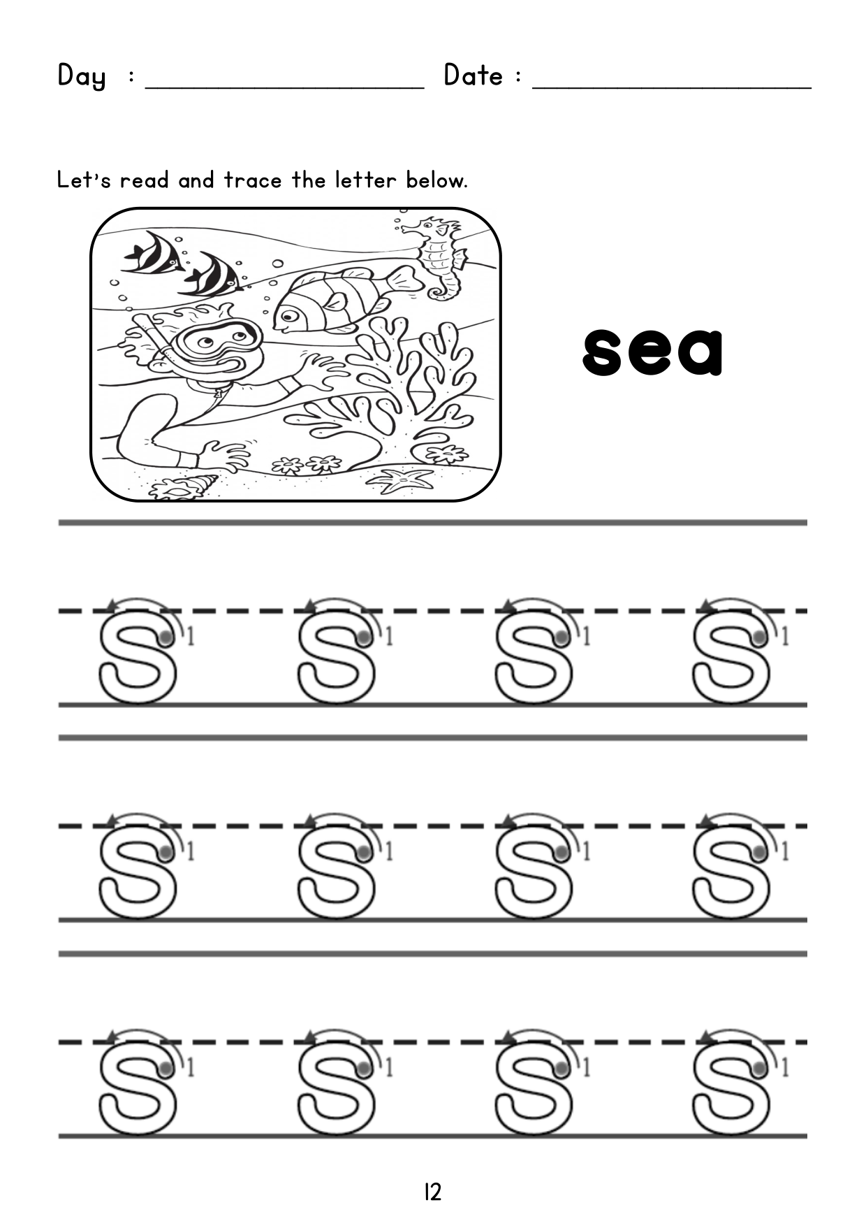 Writing Book Page 12