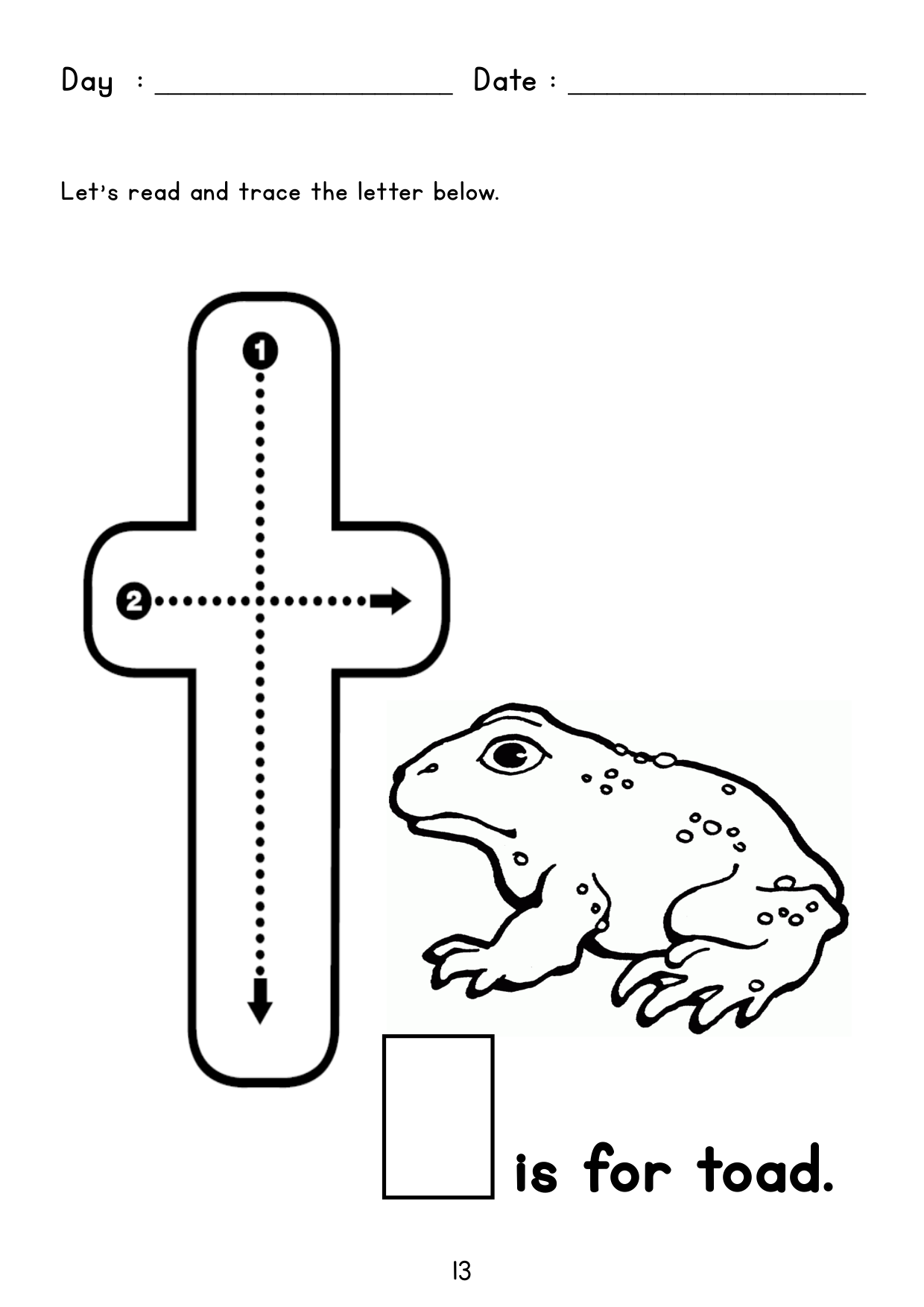 Writing Book Page 13