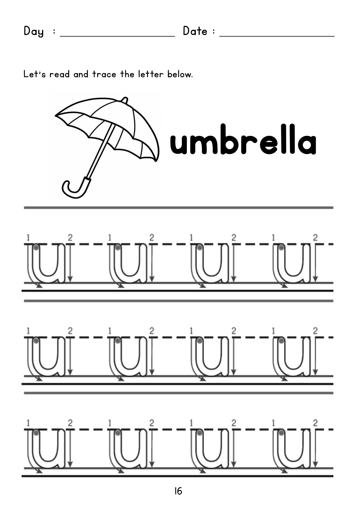 Writing Book Page 16