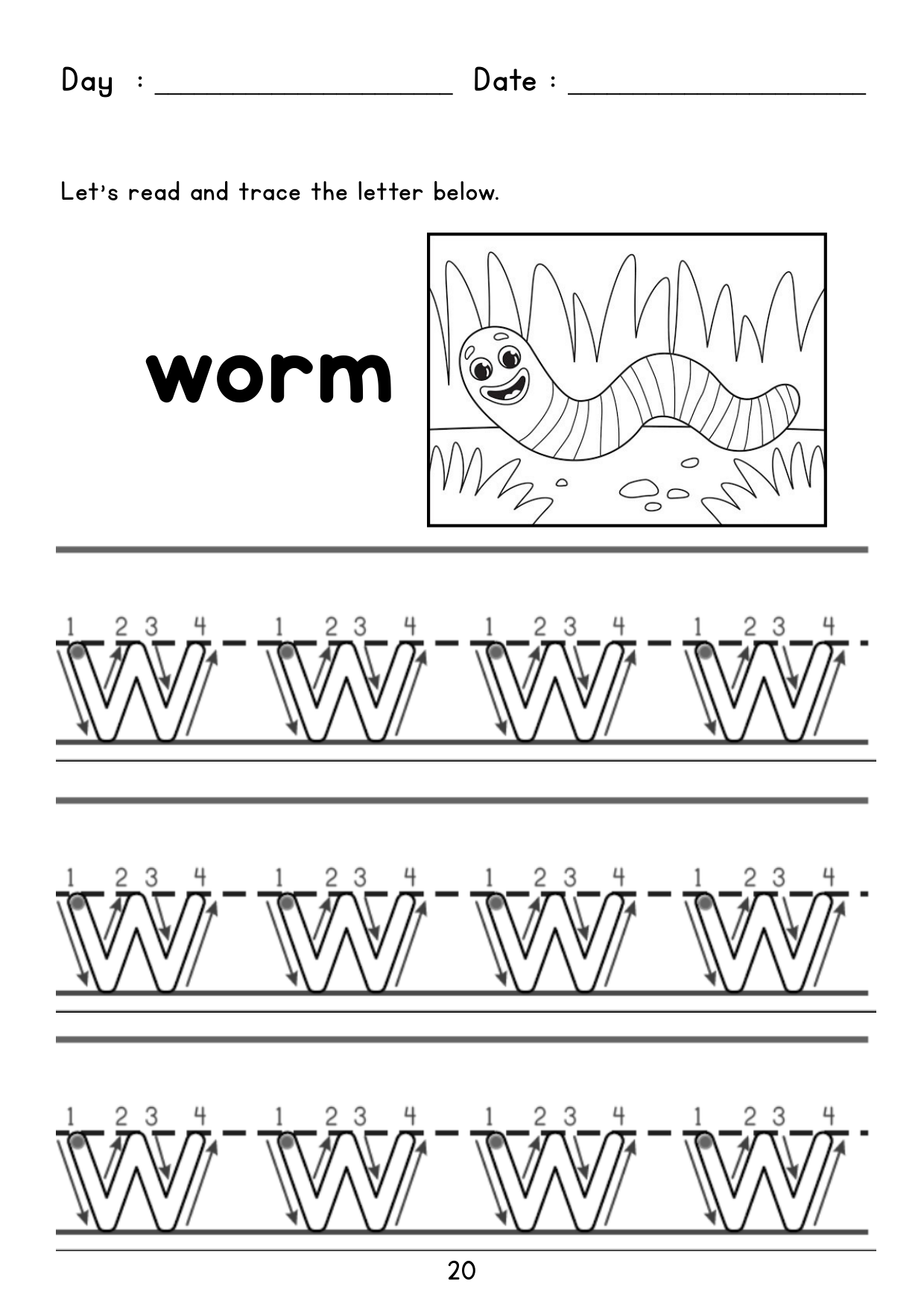 Writing Book Page 20