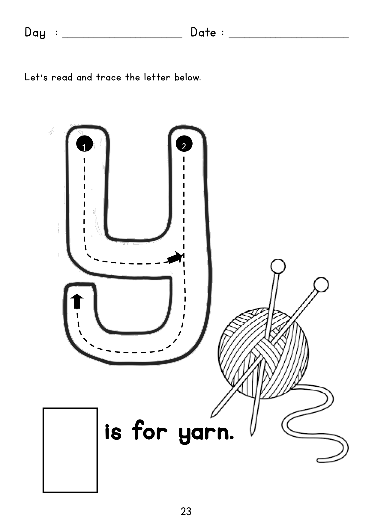 Writing Book Page 23